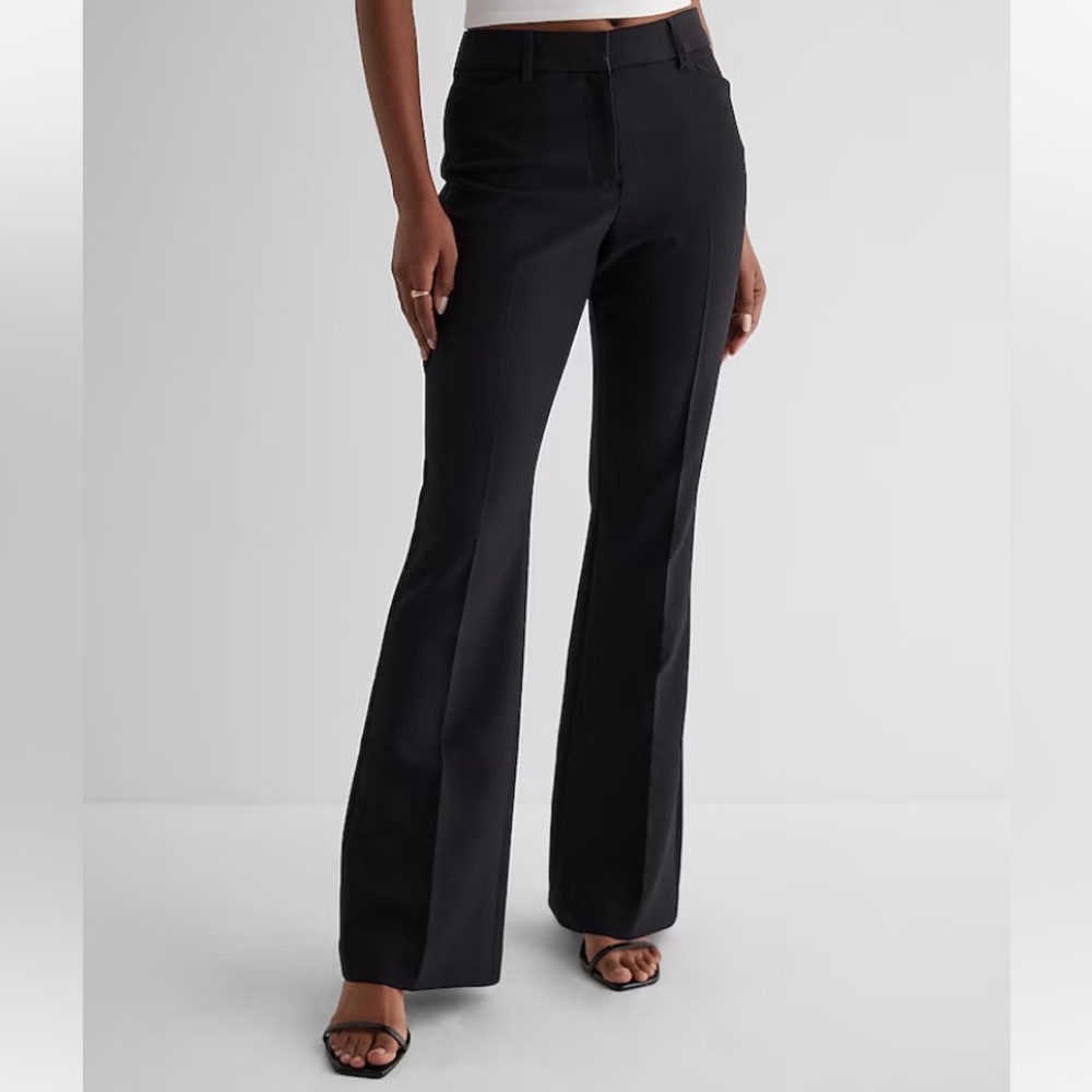 Express - editor mid-rise flare pant